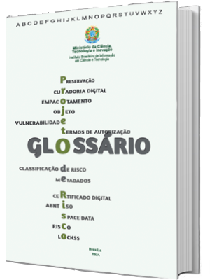 Livro_estante Livro glossário do projeto de risco